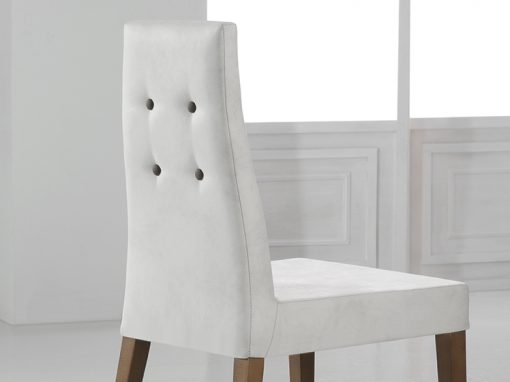Silla de comedor tapizada auri